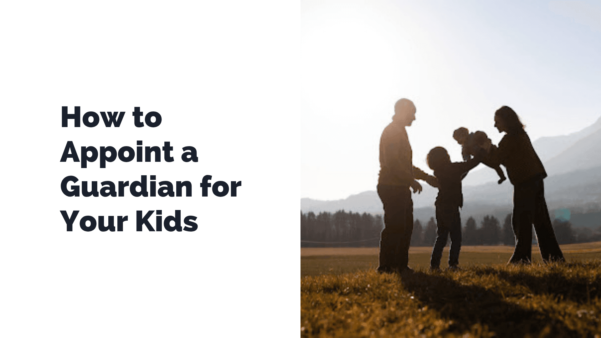 How to Appoint a Guardian for Your Kids